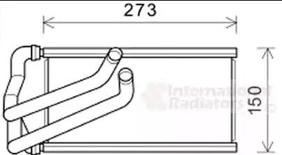 Radiador de forno (de aquecedor) VAN Wezel 07006140 preço, a partir de 93,38 USD